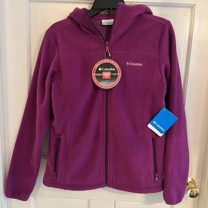 Columbia Warmer Days Full Zip Fleece Hoodie Size Medium